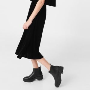 NWT Mango Platform Chelsea Boots 38 / 8
